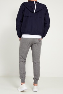 Синяя куртка с контрастными молниями Calvin Klein