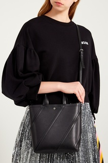 Черная кожаная сумка Small Hex Proenza Schouler