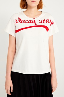 Хлопковая футболка с логотипом The Marc Jacobs