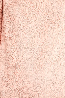 Розовое платье из кружева Ermanno Scervino