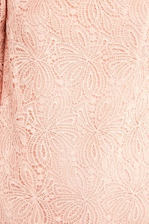 Розовое платье из кружева Ermanno Scervino