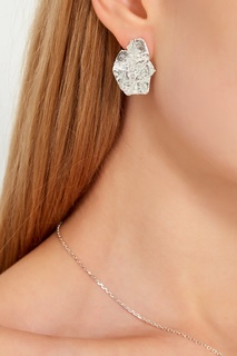 Серьги из серебра MIDI Ringstone