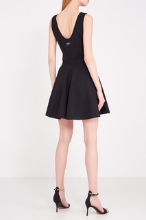 Черное расклешенное платье Calvin Klein