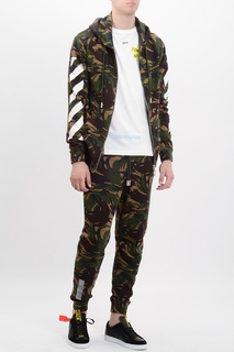 Кроссовки из черной кожи Off White