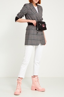Розовые ботинки на шнуровке The Marc Jacobs