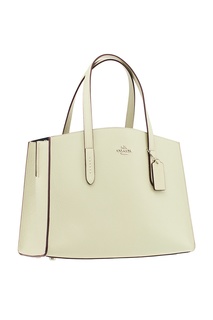 Зеленая кожаная сумка Charlie Carryall Coach