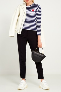 Хлопковая тельняшка в синюю полоску Comme DES GarÇons Play