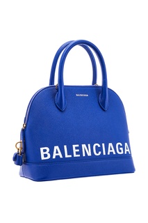Синяя сумка с логотипом Ville Top Handle S Balenciaga