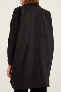 Короткое серое пальто Mm6 Maison Margiela
