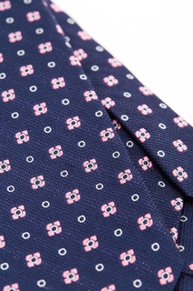 Шелковый галстук с цветочным узором Kiton