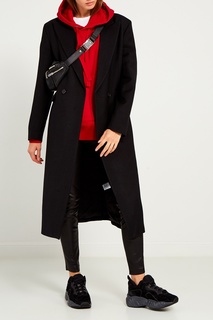 Кожаные брюки с эластичным поясом Alexanderwang.T