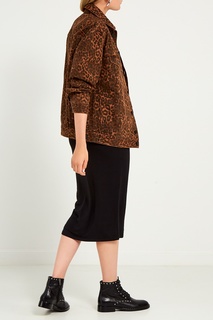 Черное платье с сетчатой вставкой Alexanderwang.T