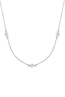 Серебряное колье с фианитами Serebriciti Jewelry