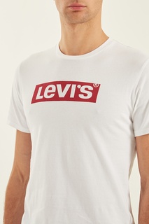 Белая футболка из хлопка с логотипом Levis®