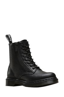 Высокие черные ботинки на шнуровке Dr.Martens