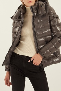 Серая куртка с капюшоном Moncler
