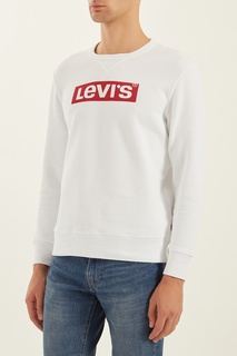 Белый свитшот из хлопка Levis®