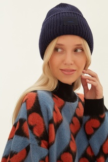 Синяя шерстяная шапка Acne Studios