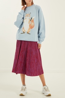 Голубой свитшот с принтом Acne Studios
