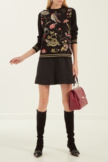 Джемпер с контрастным рисунком RED Valentino