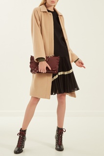Бежевое пальто с шерстью RED Valentino