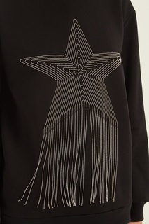Черный свитшот со звездой Stella Mc Cartney
