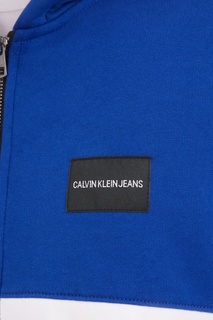 Контрастное худи с нашивкой Calvin Klein