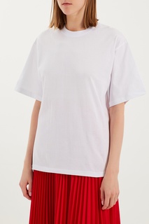 Белая объемная футболка Msgm