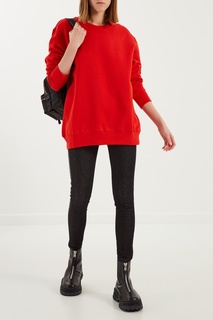 Черные джинсы с лампасами Msgm