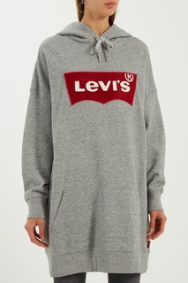 Удлиненное худи с принтом Levis®