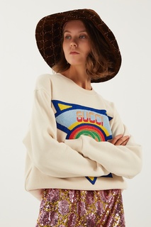 Вельветовая шляпа с монограммой Gucci