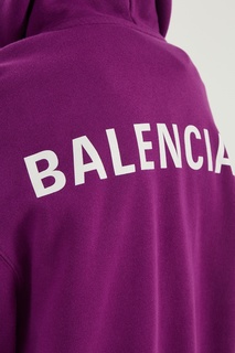 Фиолетовое худи Balenciaga