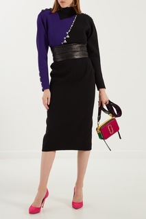 Контрастная кожаная сумка The Marc Jacobs