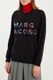 Черный свитшот с аппликацией The Marc Jacobs