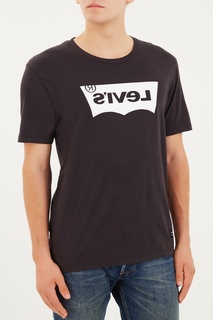 Черная футболка с принтом Levi’s® Line 8 Levis®