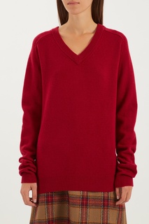 Красный пуловер Maje