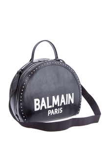 Черная сумка с логотипом Drum Balmain