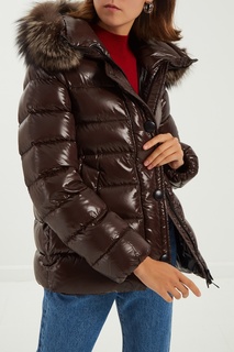 Стеганая черная куртка Moncler