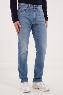 Голубые джинсовые брюки Calvin Klein