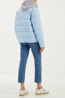 Голубая стеганая куртка Calvin Klein