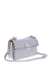 Серая сумка Garavani Rockstud Valentino