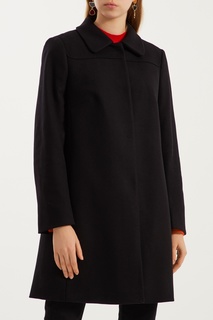 Укороченное черное пальто RED Valentino