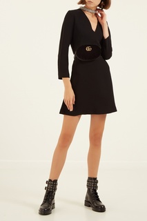Короткое черное платье Sandro