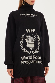 Черный джемпер World Food Programme Balenciaga