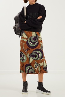 Черный свитшот с логотипом Msgm