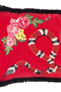 Диванная подушка с королевской змеей Gucci
