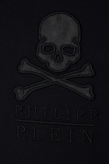 Черная футболка с отделкой Philipp Plein Kids