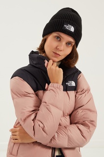 Черная шапка с логотипом The North Face