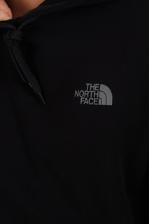 Черное хлопковое худи The North Face