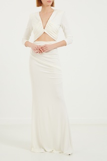 Платье с вырезом на животе Elisabetta Franchi